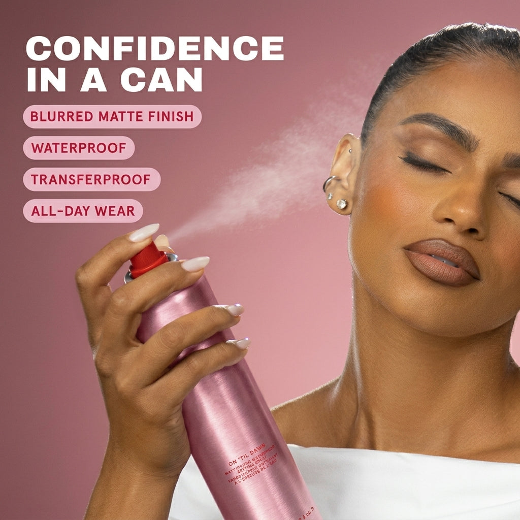 On 'Til Dawn Mattifying Waterproof Setting Spray, 16HR Matte Oil-Control