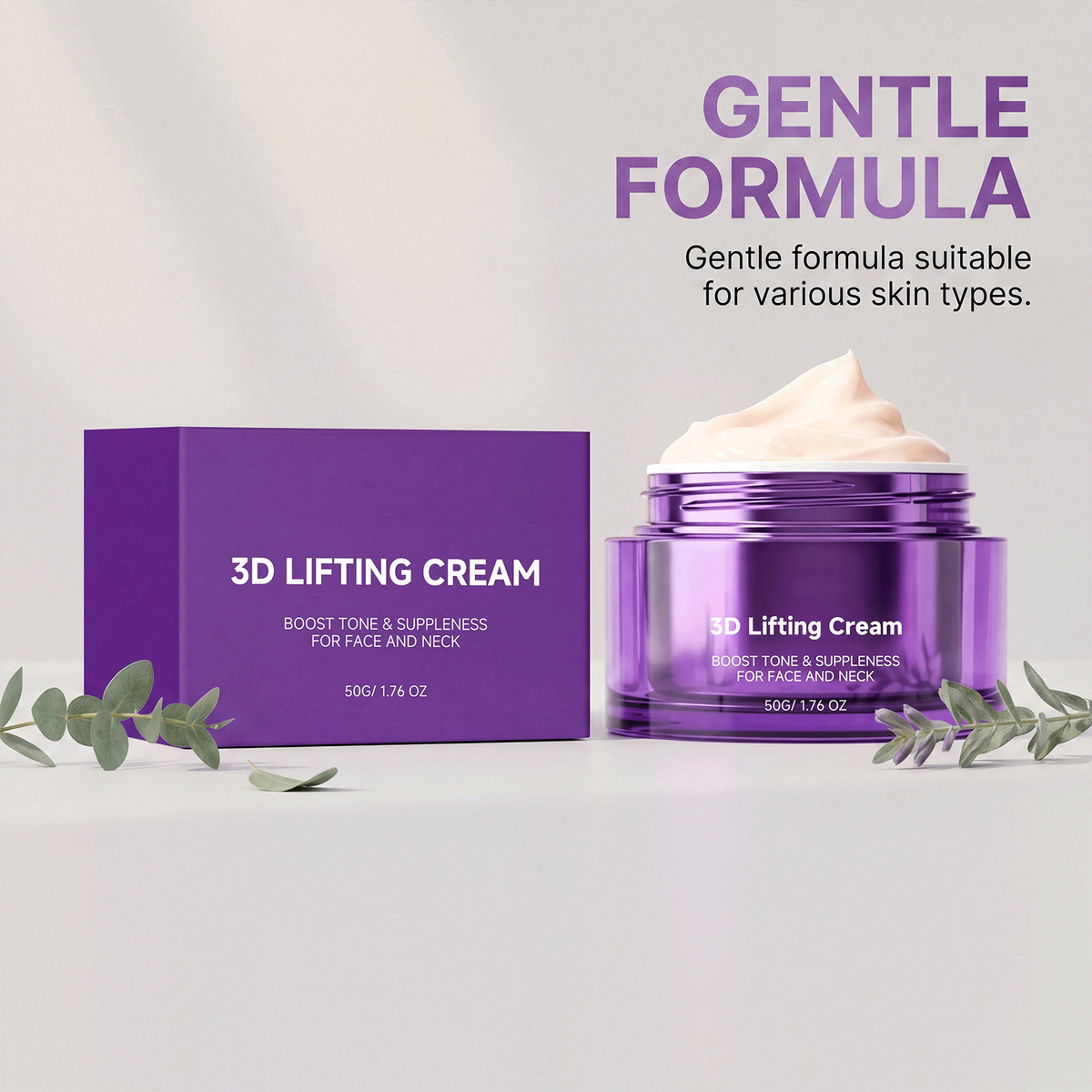3D Lifting Cream with Peptides for Wrinkles & Fine Lines