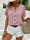 Women's Floral Print Lightweight Blouse