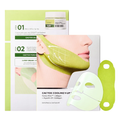 Cactox De-Puffing Pore Tox Mask Set with Caffeine for Puffiness and Pores