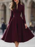 Jennifer | V-Neck Midi Dress