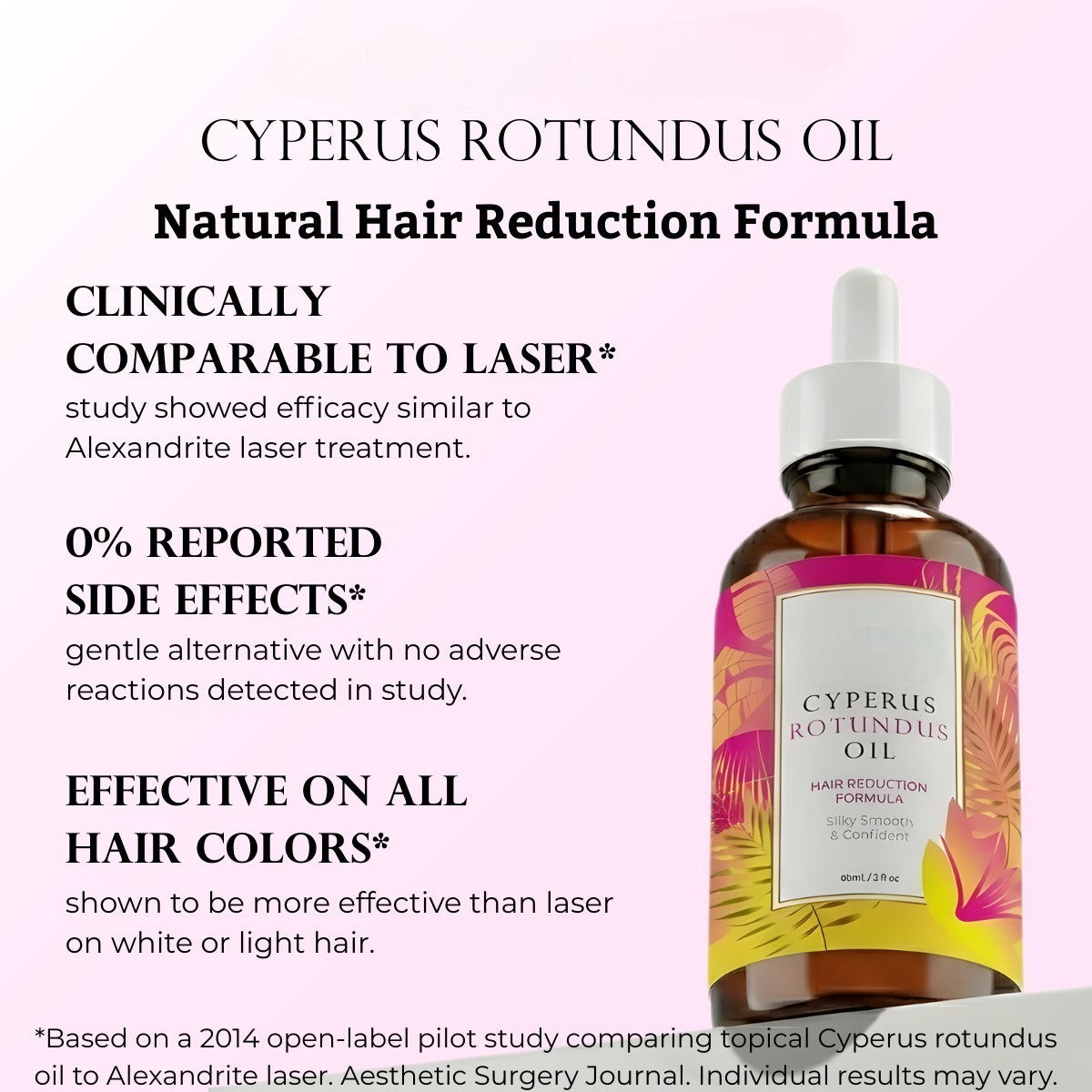 Cyperus Rotundus Body Oil for Smooth Skin, Body Care and Daily Moisture
