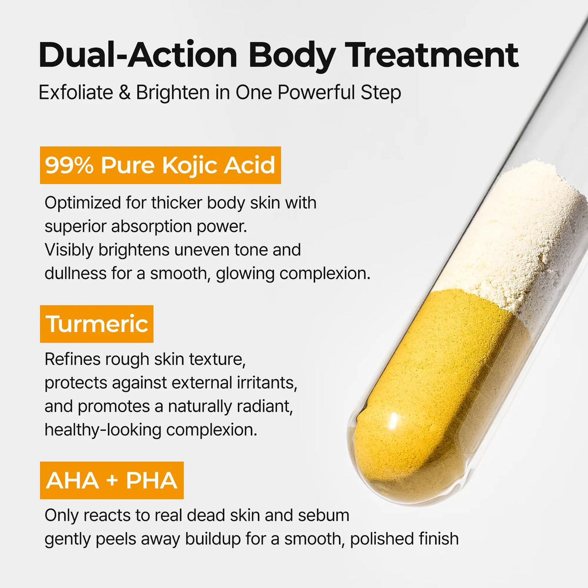 Kojic Acid Turmeric Body Spray for Dark Spots and Rough Texture