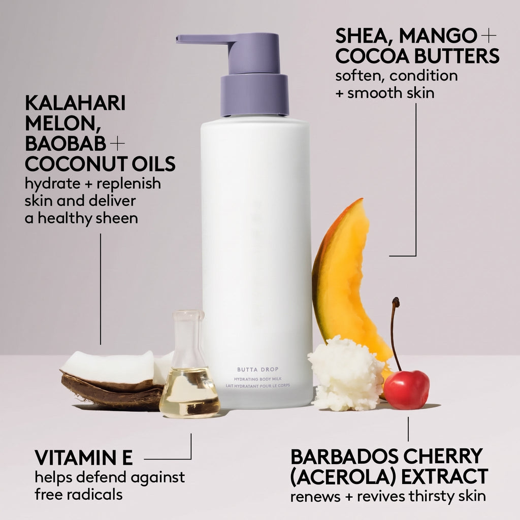 Butta Drop Body Cream & Milk Duo for Hydration & Elasticity