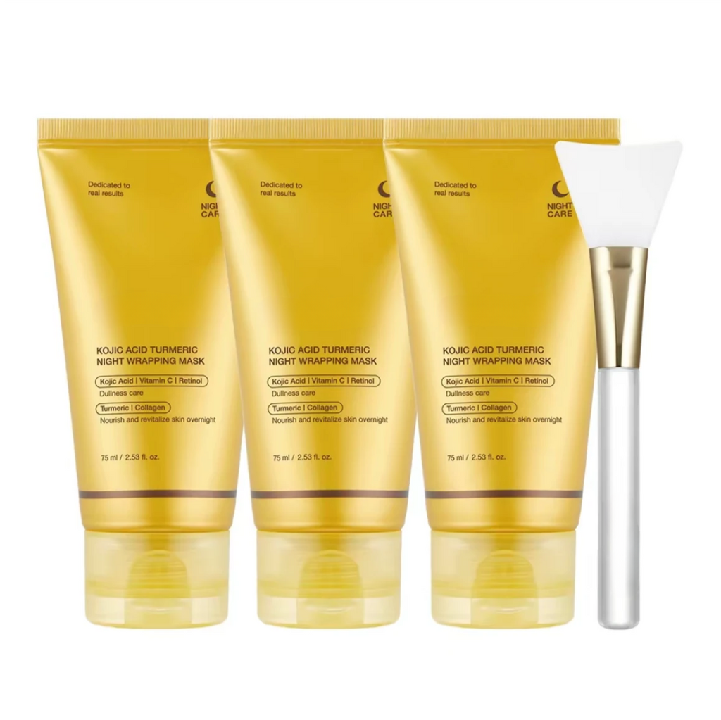 Kojic Acid & Turmeric Overnight Peel-Off Mask with Vitamin C & Retinol