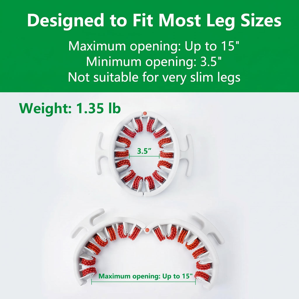 Manual Push-Pull Roller for Thigh, Calf & Waist Massage