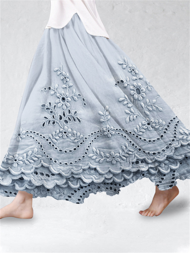 Luna - Boho Printed Skirt