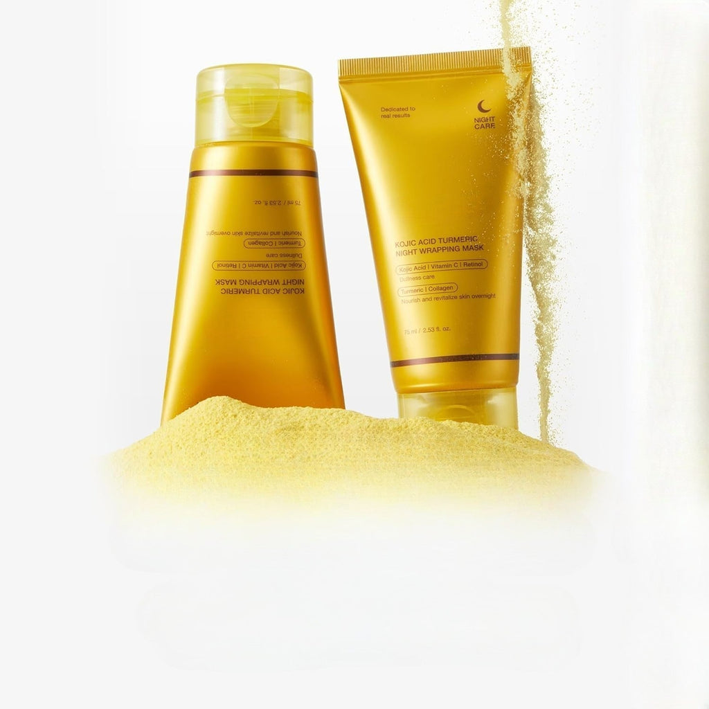 Kojic Acid & Turmeric Overnight Peel-Off Mask with Vitamin C & Retinol