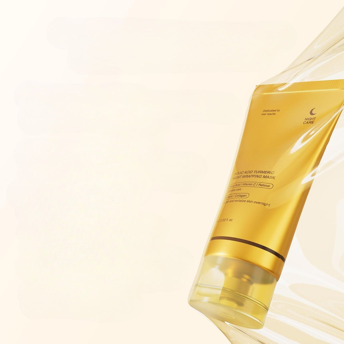 Kojic Acid & Turmeric Overnight Peel-Off Mask with Vitamin C & Retinol