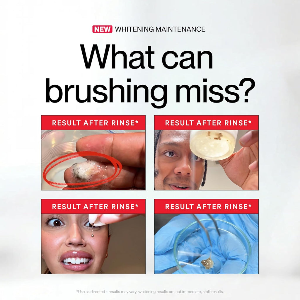 Stain Whitening Mouthwash for Fresh Breath and Whiter Teeth