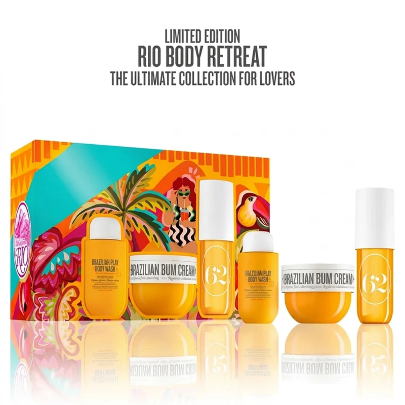 Body Retreat Set, Body Wash, Firming Body Cream and Perfume Mist