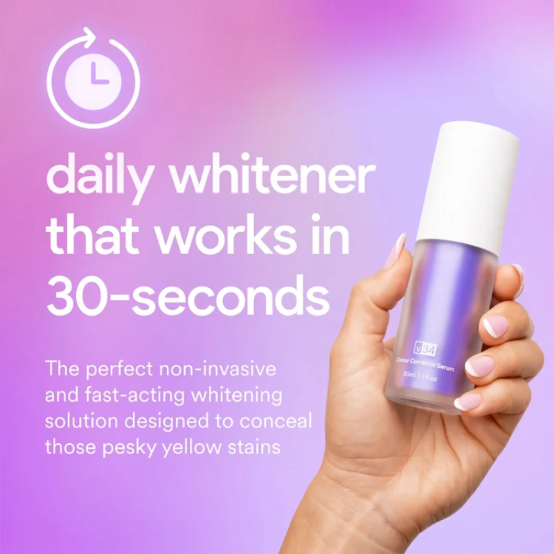 V34 Colour Corrector - Tooth Stain Concealer, Purple Whitening