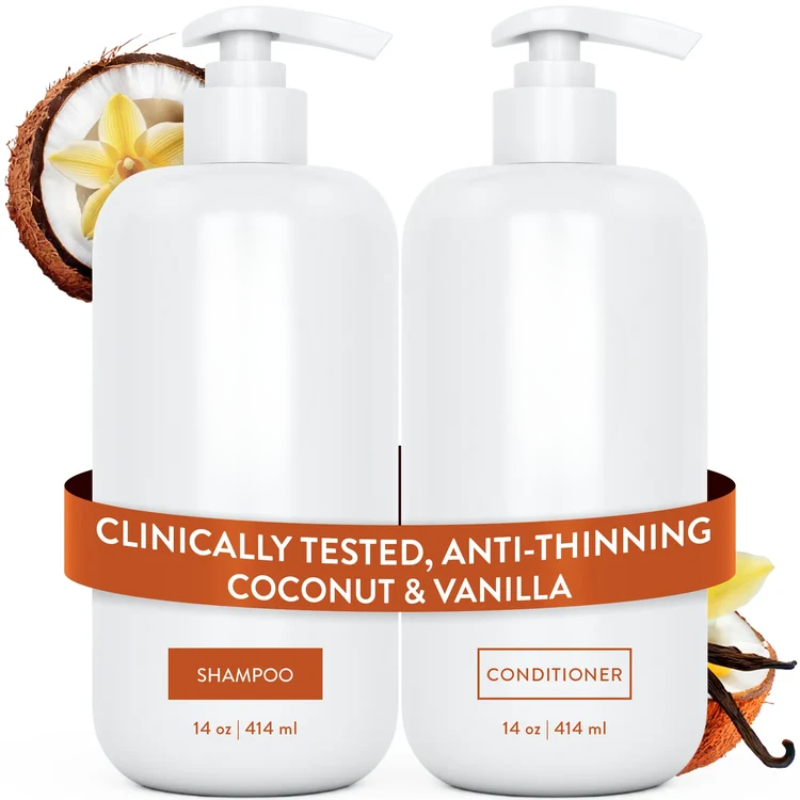 Anti-Thinning Shampoo & Conditioner Set with Biotin