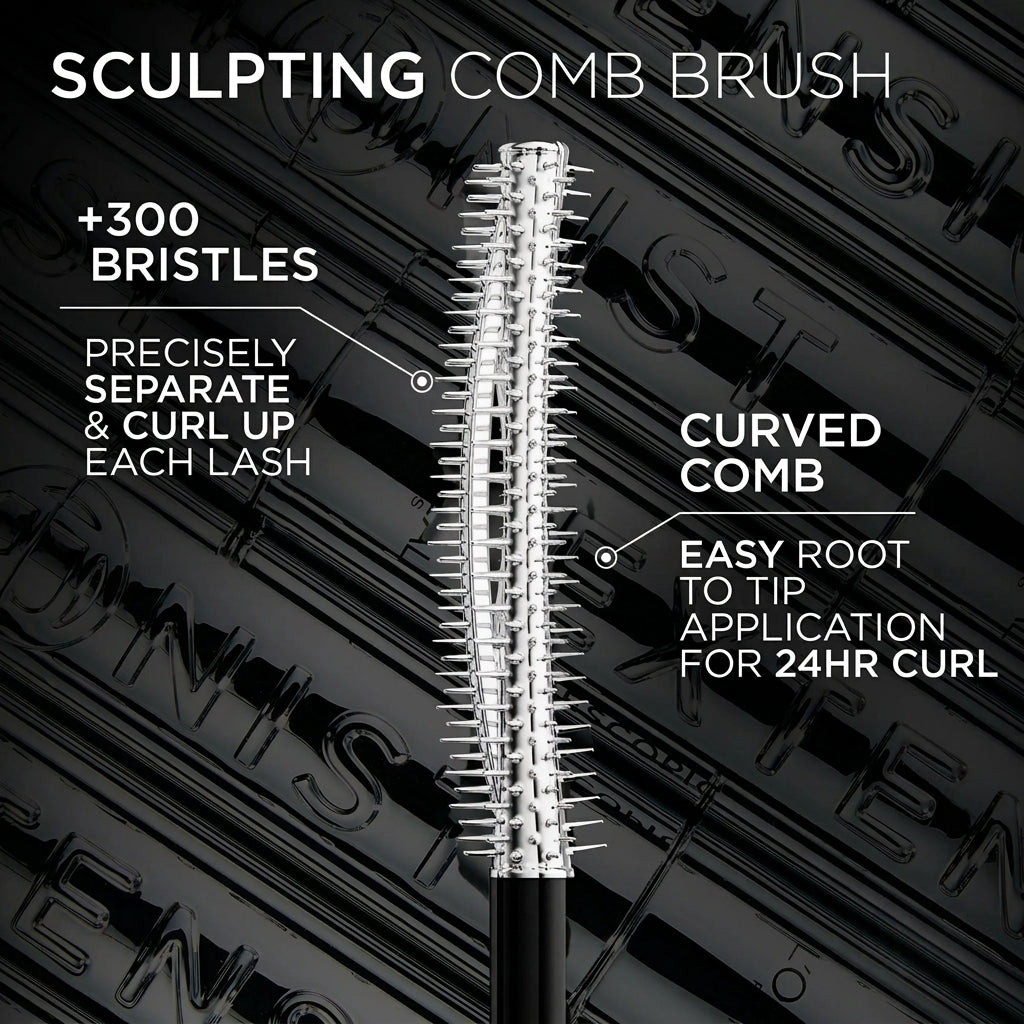 Extensionist Mascara, Lengthen and Curl Lashes, 24H Longwear Volume