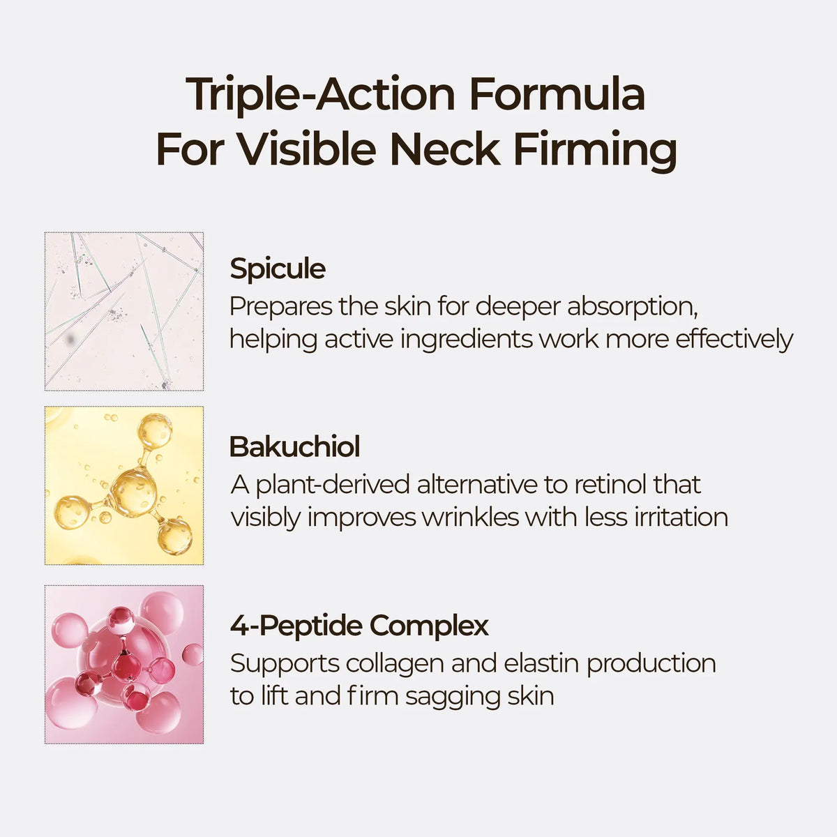 Perfect Neck Wrinkle Care Set with Peptides & Bakuchiol, Firming
