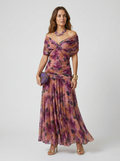 Long Dress with V-Neckline