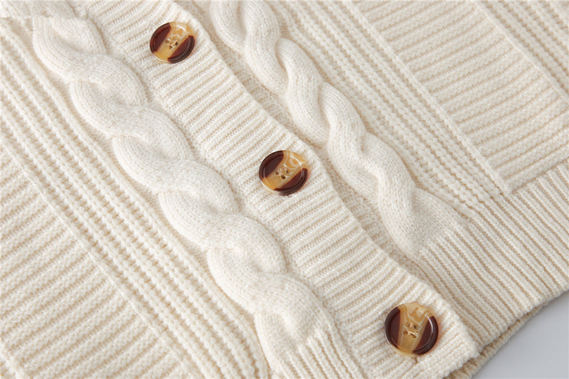 Women's Cable Knit Cardigan and Jogger Set