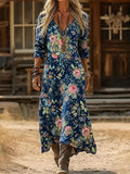 Parker | Long Sleeve Vintage Casual Dress