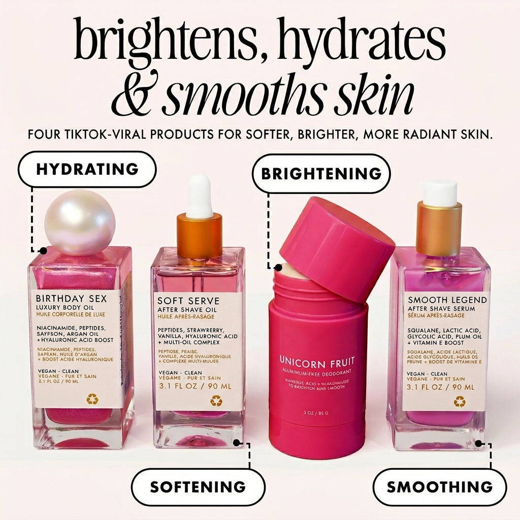 The Viral Edit Famous TikTok Skincare Routine for Brightening, Smoothing and Glow