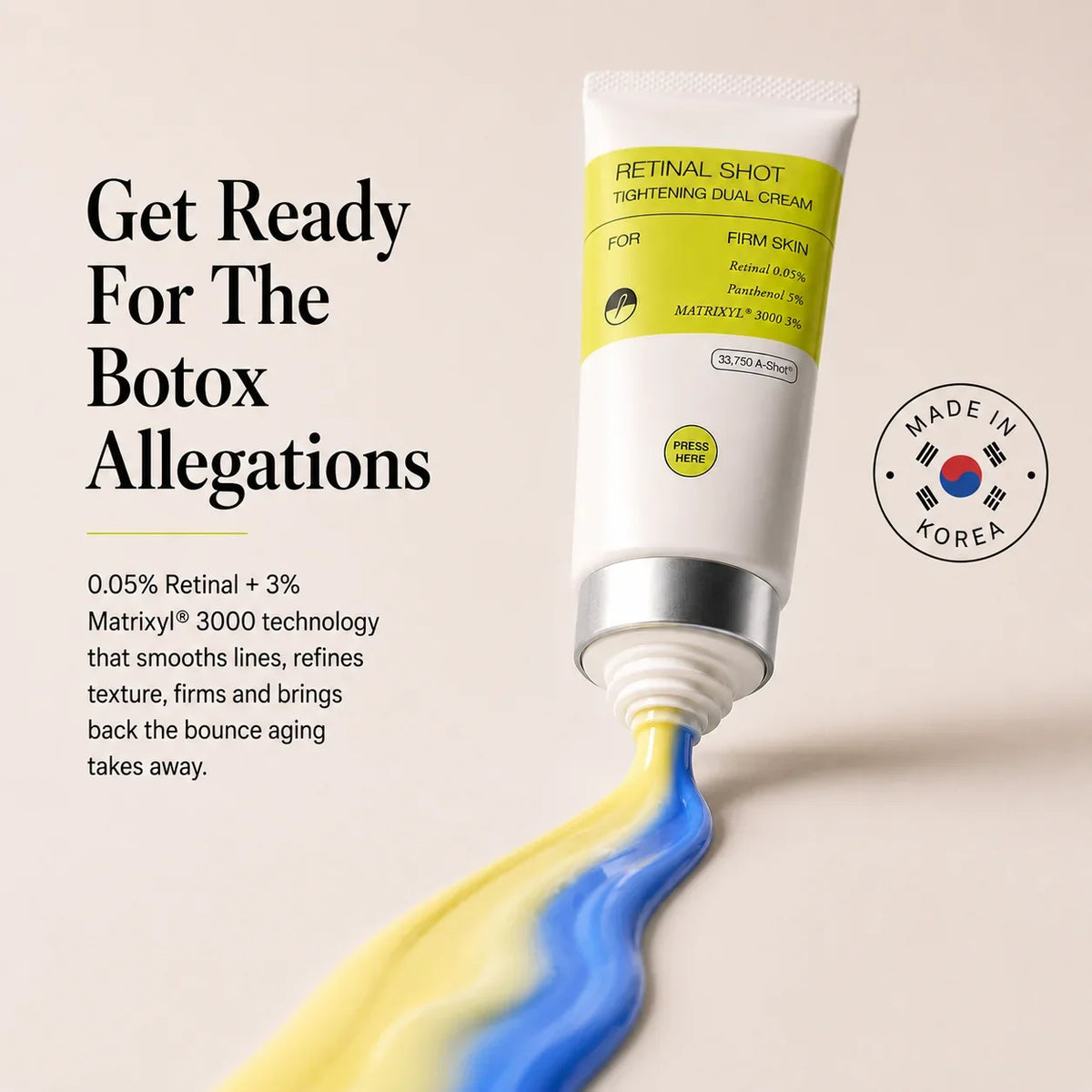 The Vita-A Retinal Shot Tightening Dual Cream