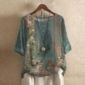 Rosalie | Retro-Inspired Blouse with Button Details