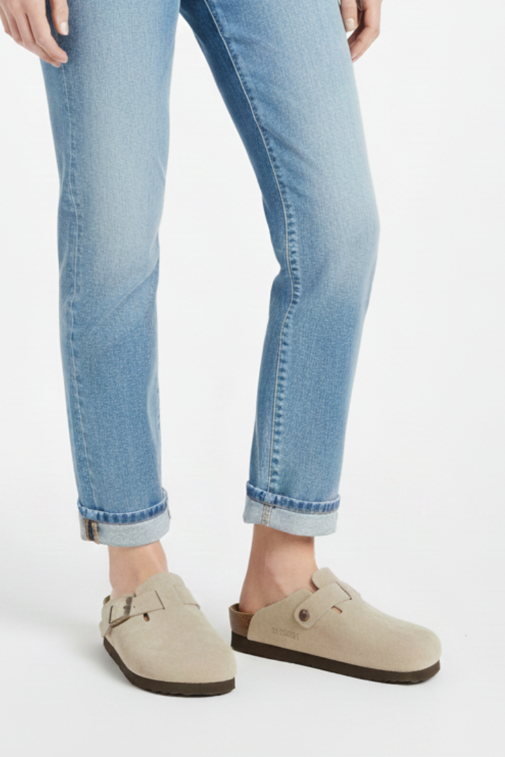 Women’s Slippers with Wide Straps and Moulded Footbed