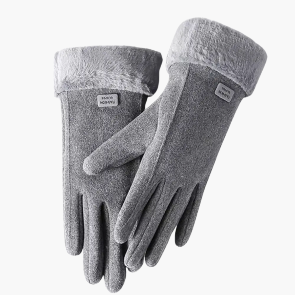 Women’s Gloves with Lined Interior and Folded Cuffs