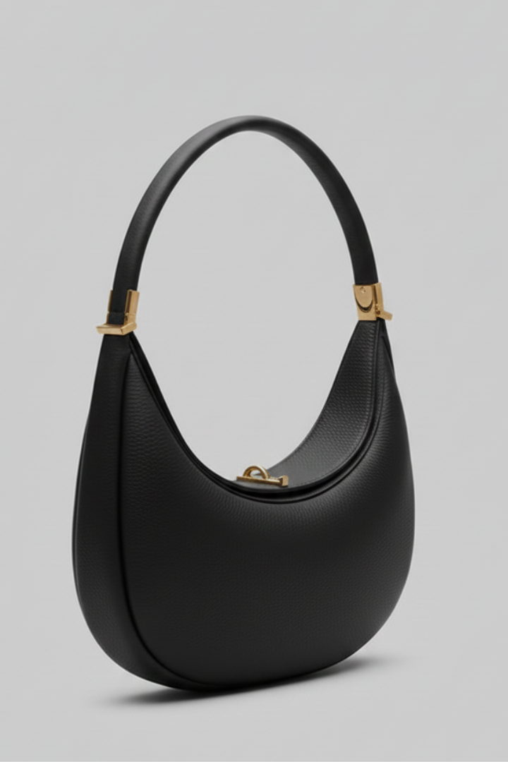 Women’s Half-Curve Shoulder Bag with Single Strap