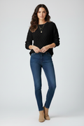 Women’s Jumper with Crew Neck and Ribbed Hem
