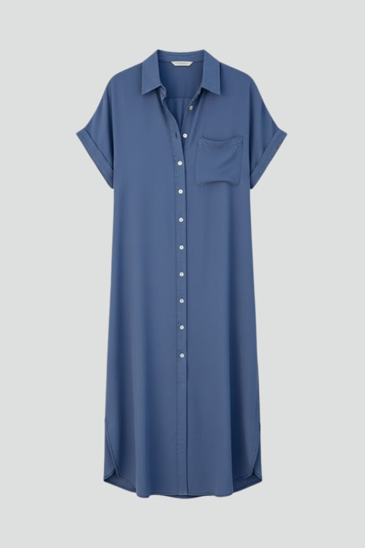 Women’s Shirt Dress with Button Down Front