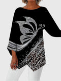 Alayah | Elegant Crew Neck Top