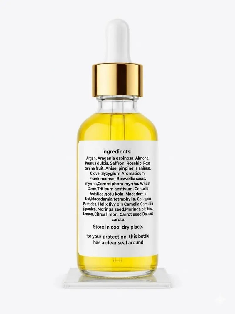 Elixir Revital Essence, Natural Body Massage Oil Blend, Aromatic