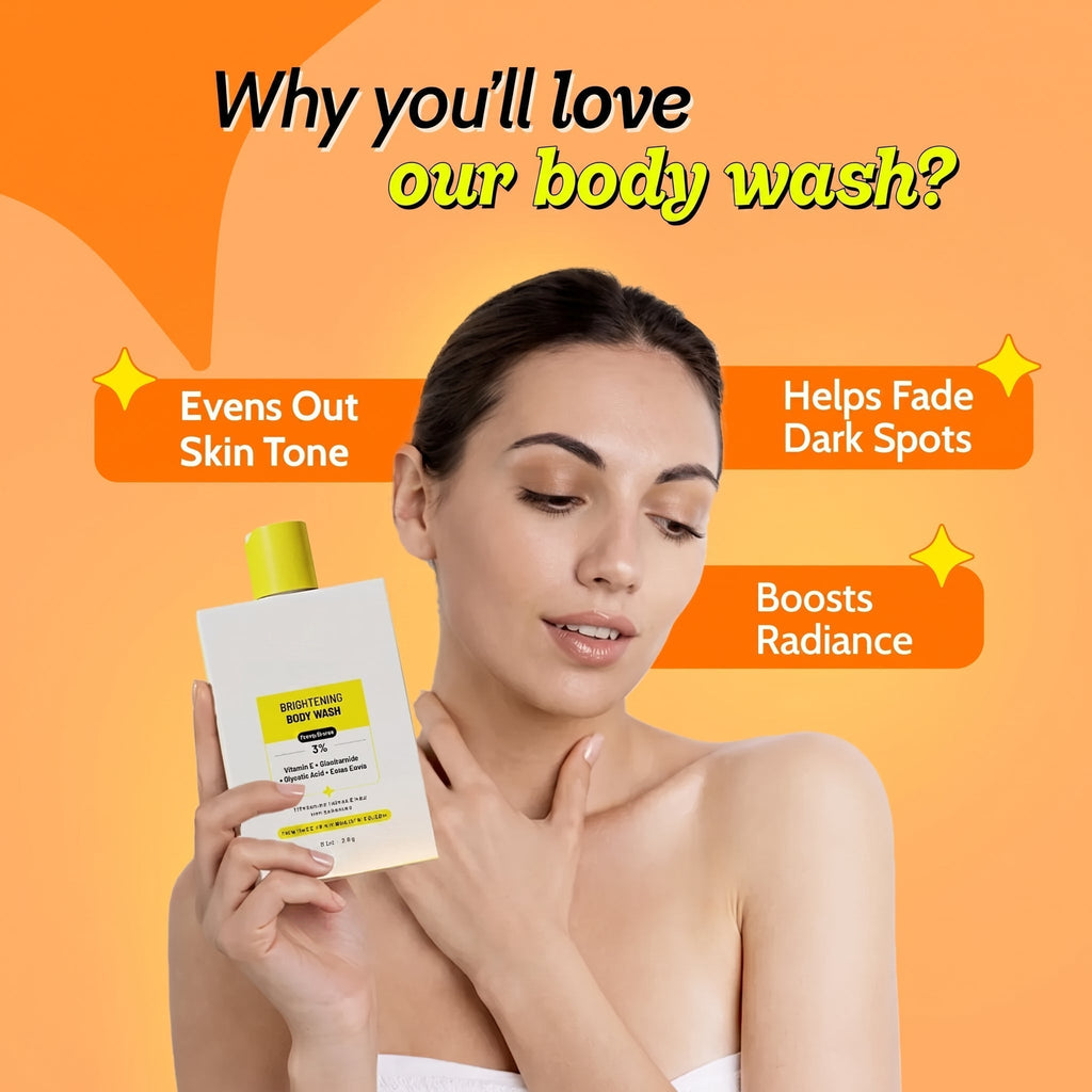 Body Refining Combo with Vitamin C and AHAs for Dark Spots and Bumps