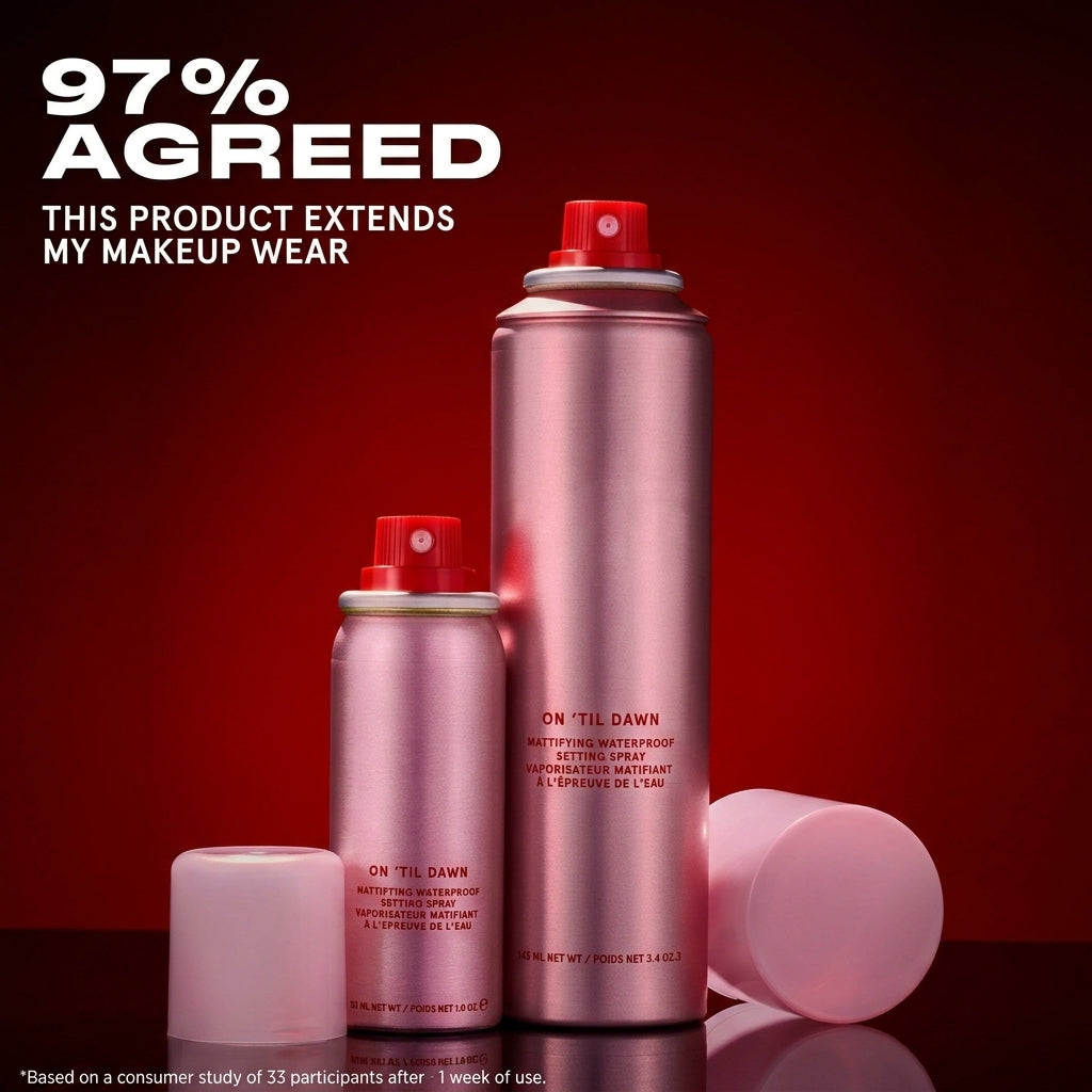 On 'Til Dawn Mattifying Waterproof Setting Spray, 16HR Matte Oil-Control