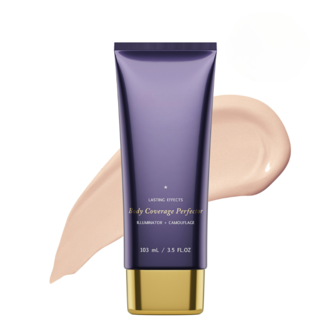 Body Coverage Perfector & Buffer Brush Set for Skin Tone & Scars
