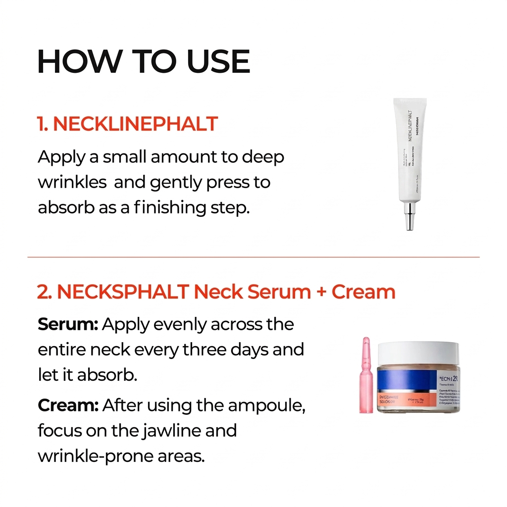 Perfect Neck Wrinkle Care Set with Peptides & Bakuchiol, Firming