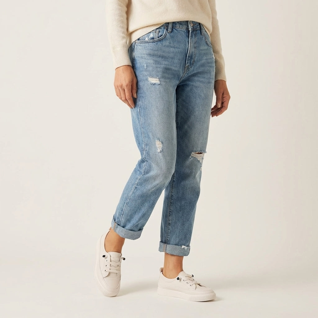 Marina | Leather Lace-Up Flatform Sneaker With Orthopedic Insole
