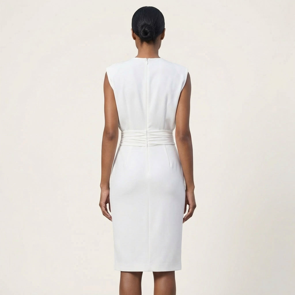 Tavessa | Draped Midi Dress