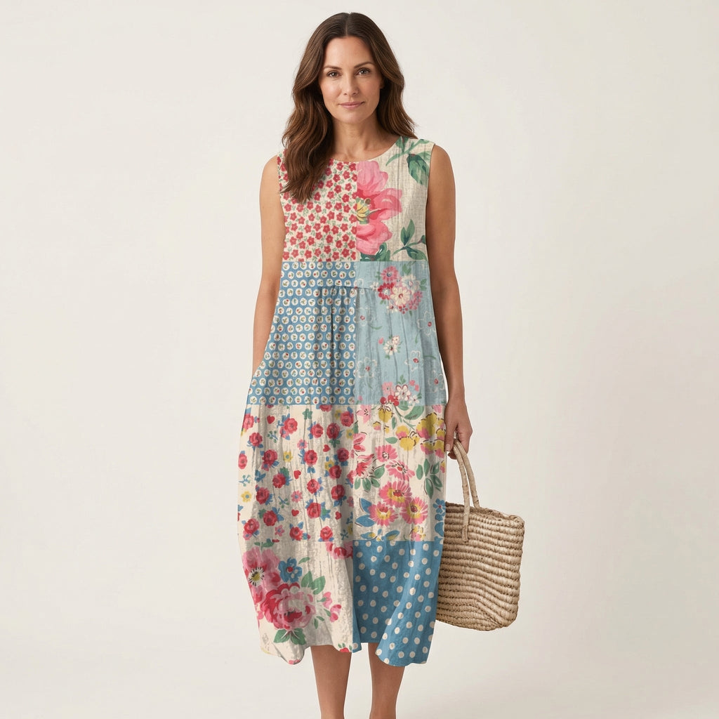 Anna | Sleeveless Midi Dress