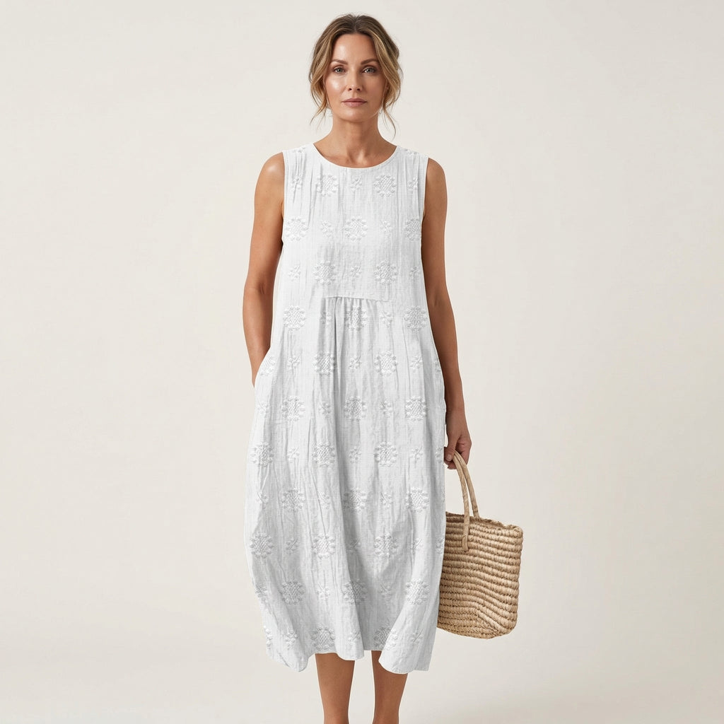 Rosa | Sleeveless Midi Dress