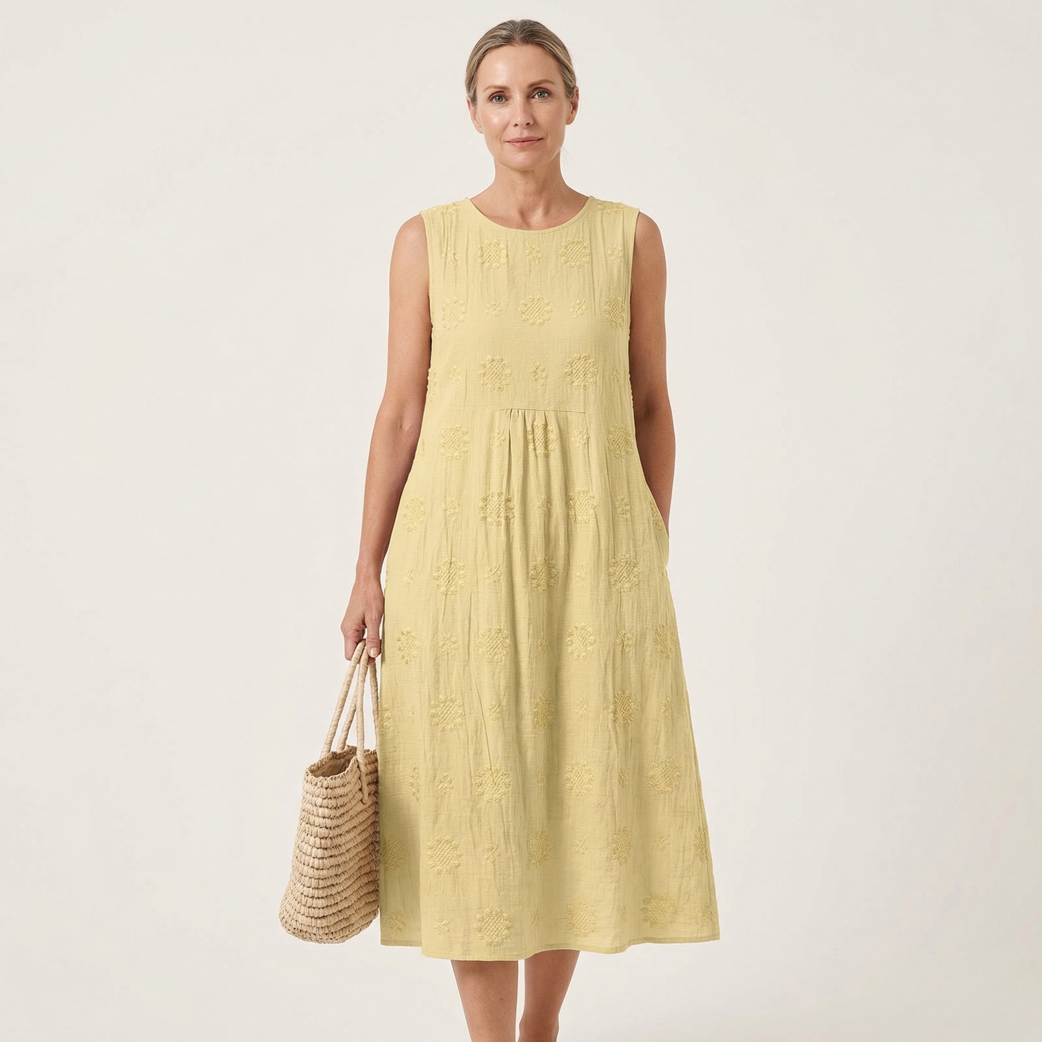 Rosa | Sleeveless Midi Dress