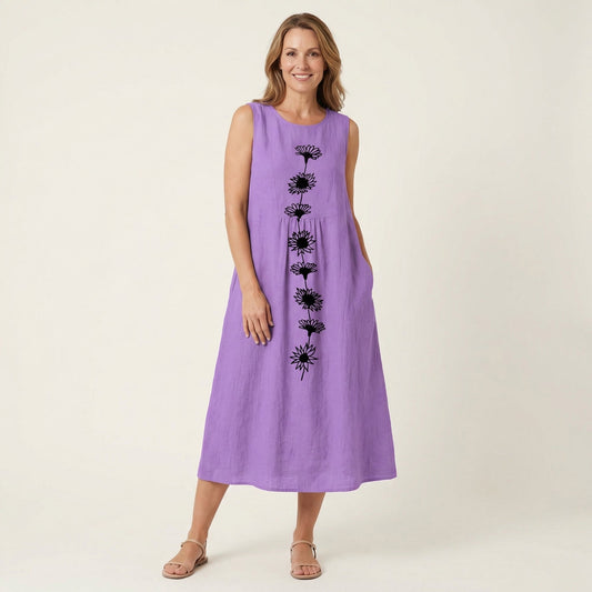 Emma | Sleeveless Midi Dress