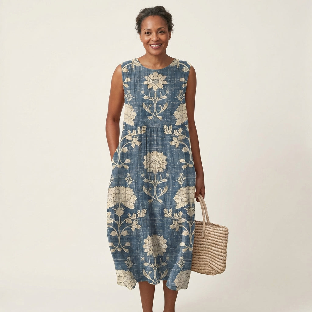 Belle | Sleeveless Midi Dress