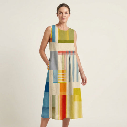 Eve | Sleeveless Midi Dress