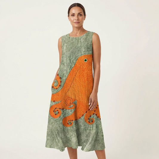 Tess | Sleeveless Midi Dress