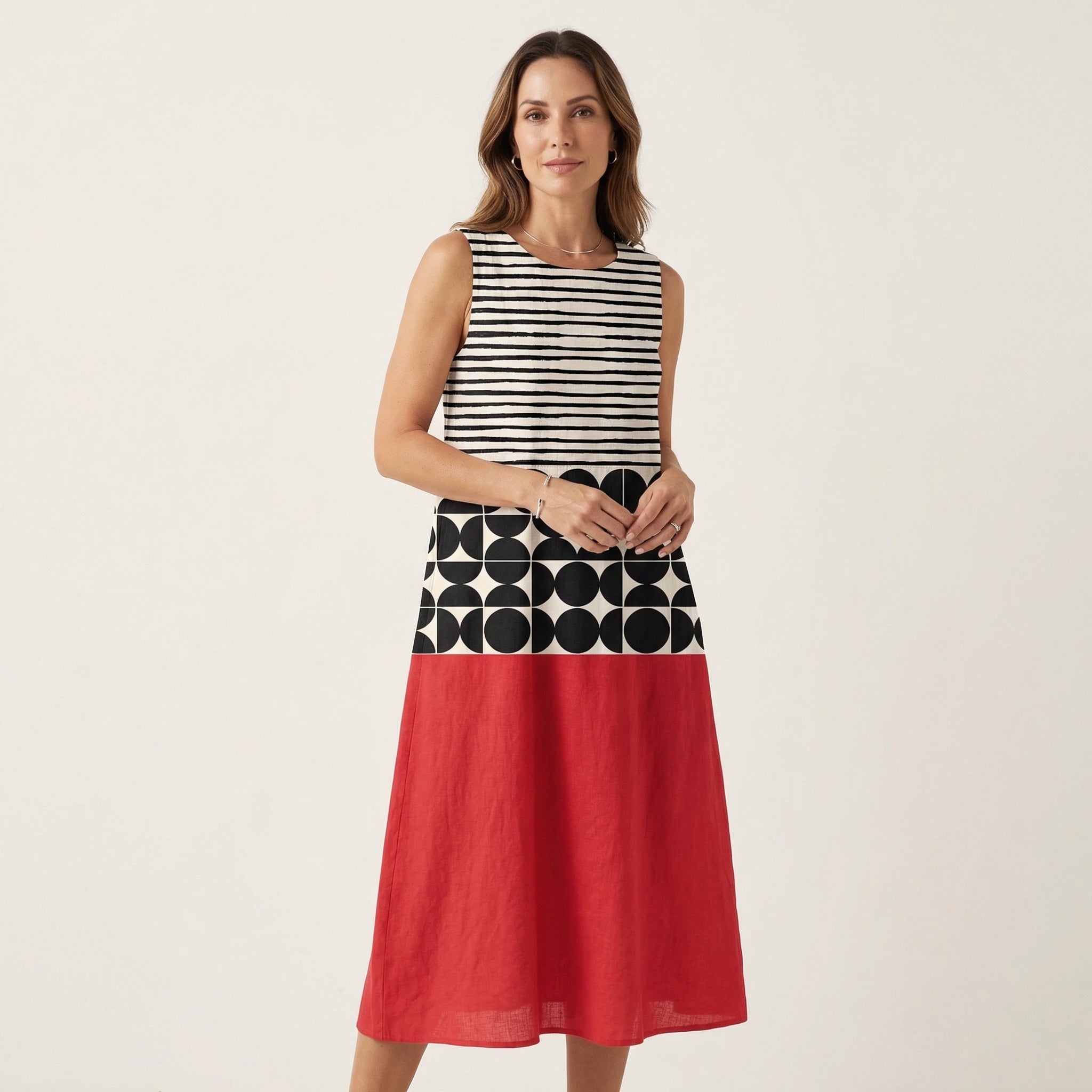 Jane | Sleeveless Midi Dress