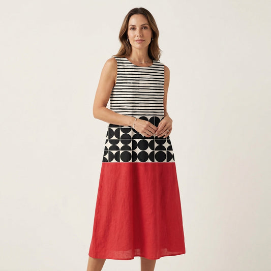 Jane | Sleeveless Midi Dress