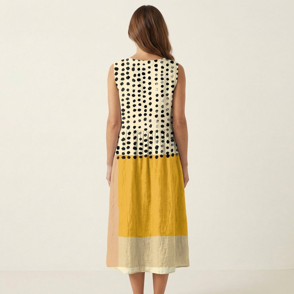 Leah | Sleeveless Midi Dress