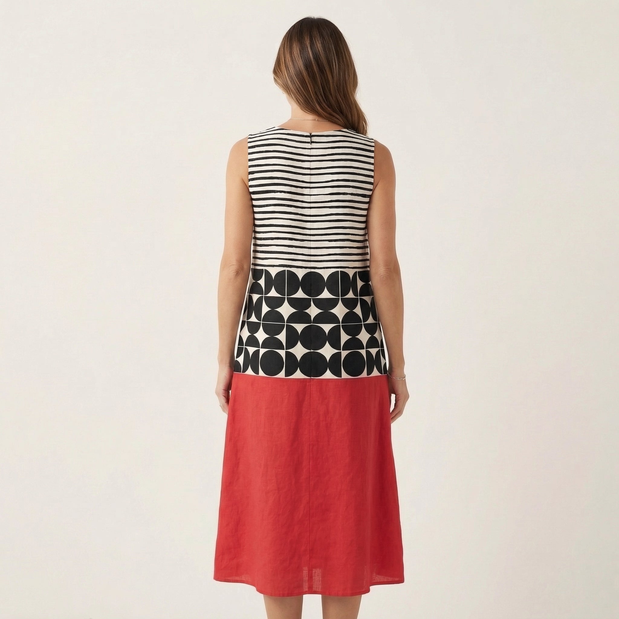Jane | Sleeveless Midi Dress