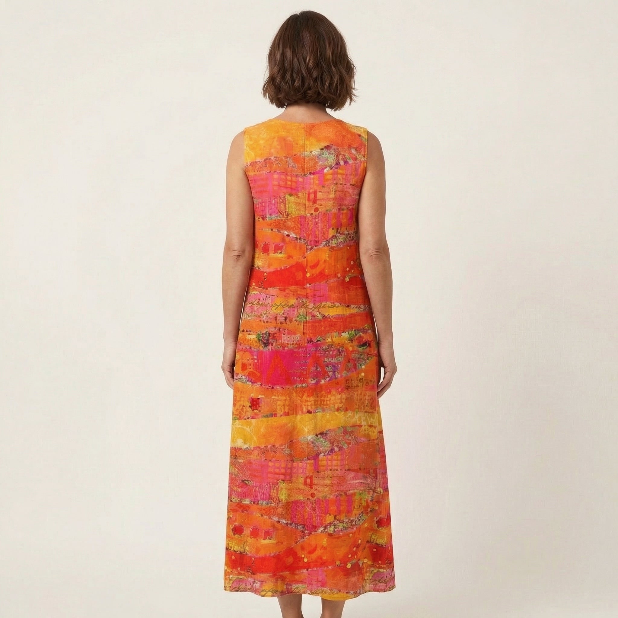 Faye| Sleeveless Midi Dress